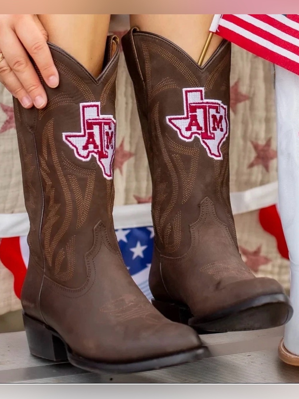 NWT Texas A&M Gameday Boots - Size 5 - MSRP $299